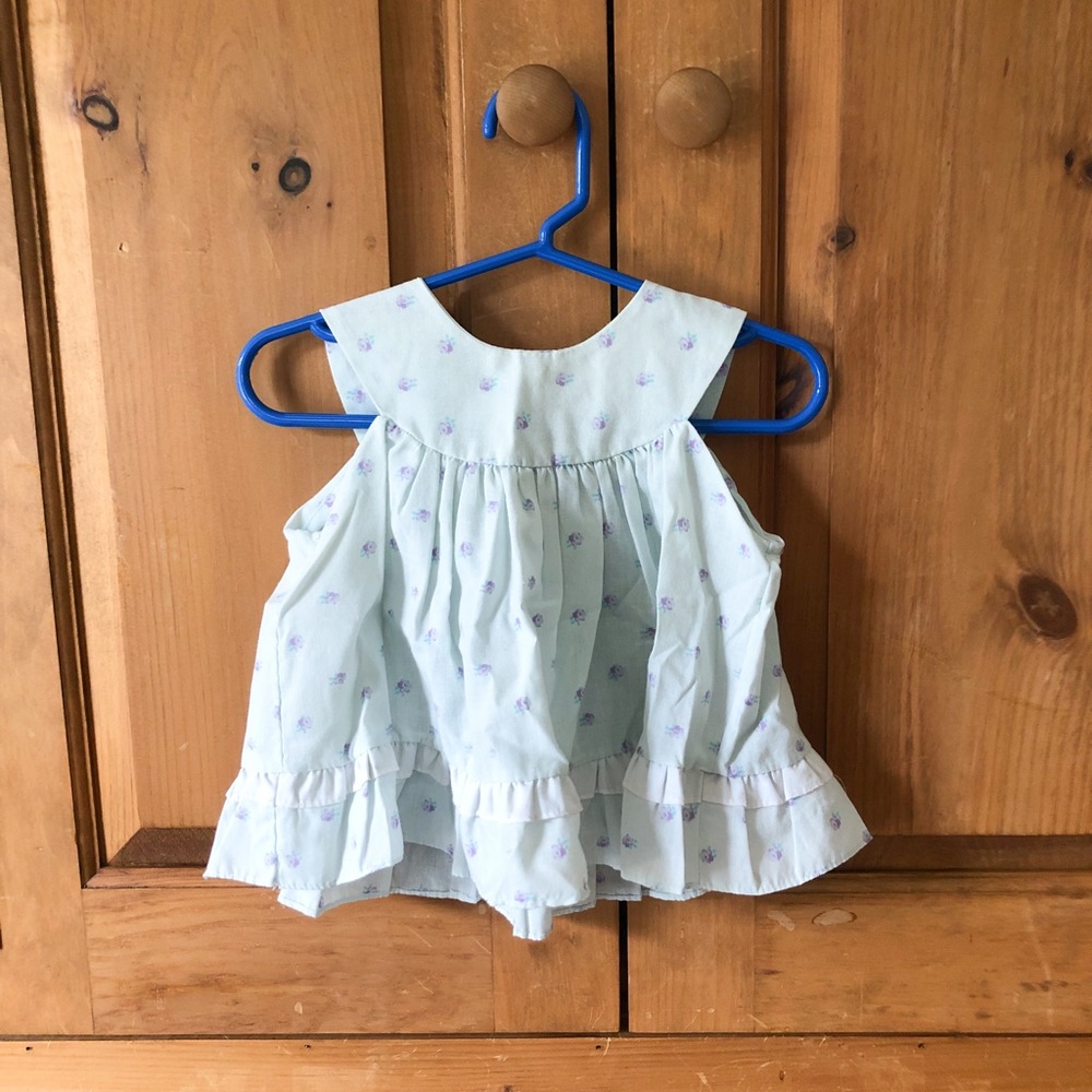 Vintage Floral Mint Dress